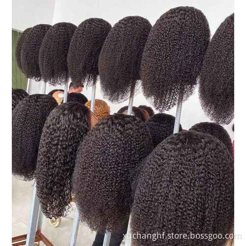 HF Transparent HD Lace Frontal wig,13x6 Lace Front Human hair wigs with Baby Hair,Transparent Lace Front wigs for black women